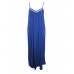 Beaded Neck Plain Maxi Dress